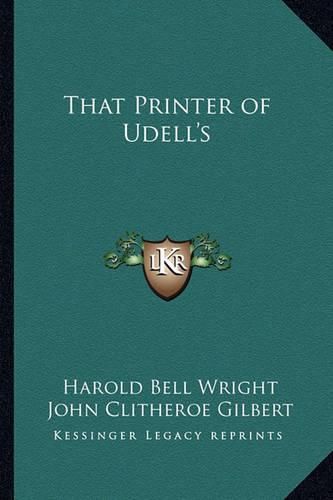 Cover image for That Printer of Udell's