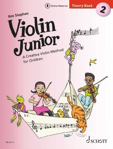 Cover image for Violin Junior: Theory Book 2 Vol. 2
