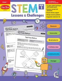 Cover image for Stem Lessons and Challenges, Grade 1 Teacher Resource