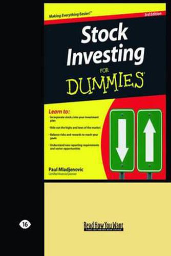 Stock Investing for Dummies(R)