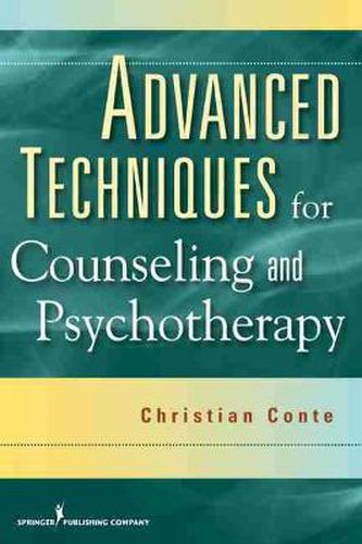 Cover image for Advanced Techniques for Counseling and Psychotherapy