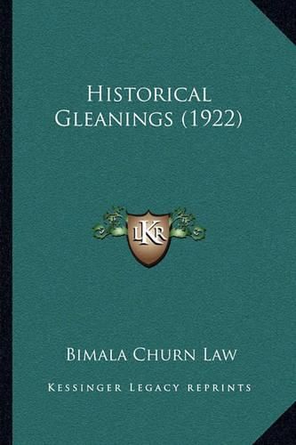 Historical Gleanings (1922)