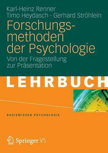 Cover image for Forschungsmethoden der Psychologie: Von der Fragestellung zur Prasentation