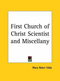Cover image for First Church of Christ Scientist