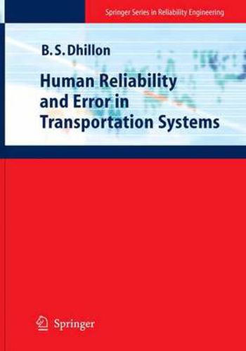 Cover image for Human Reliability and Error in Transportation Systems
