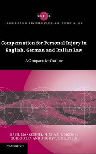 Cover image for Compensation for Personal Injury in English, German and Italian Law: A Comparative Outline