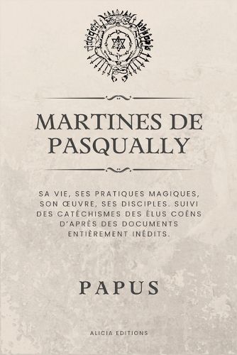 Cover image for Martines de Pasqually