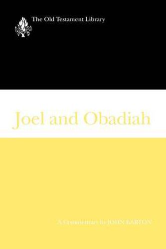 Cover image for Joel and Obadiah: A Commentary