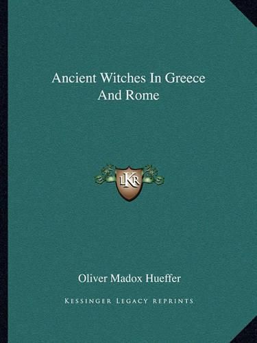 Ancient Witches in Greece and Rome