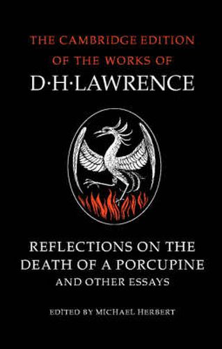 Cover image for Reflections on the Death of a Porcupine and Other Essays