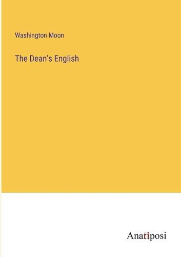 Cover image for The Dean's English