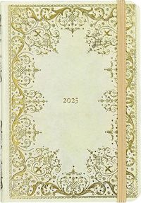Cover image for 2025 Gilded Ivory Weekly Planner (16 Months, Sept 2024 to Dec 2025)