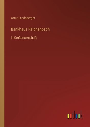 Cover image for Bankhaus Reichenbach