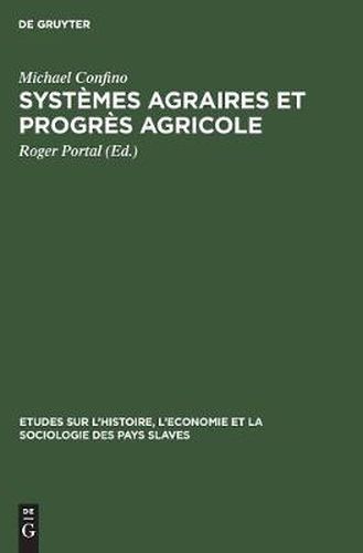 Cover image for Systemes agraires et progres agricole