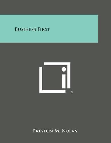 Cover image for Business First