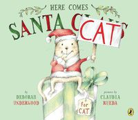 Cover image for Here Comes Santa Cat