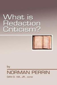 Cover image for What Is Redaction Criticism?