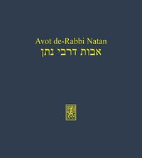 Cover image for Avot de-Rabbi Natan: Synoptische Edition beider Versionen.