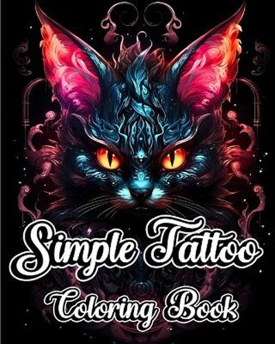Cover image for Simple Tattoo Coloring Book