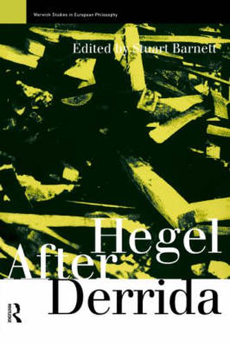 Cover image for Hegel After Derrida