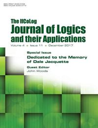 Cover image for Ifcolog Journal of Logics and their Applications Volume 4, number 11. Dedicated to the Memory of Dale Jacquette