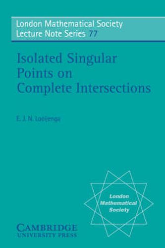 Cover image for Isolated Singular Points on Complete Intersections