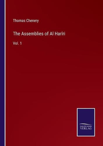 Cover image for The Assemblies of Al Hariri: Vol. 1