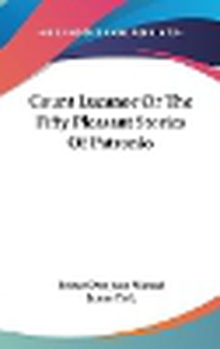 Cover image for Count Lucanor or the Fifty Pleasant Stories of Patronio