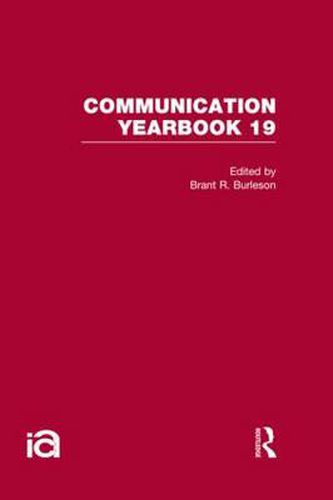 Cover image for Communication Yearbook 19