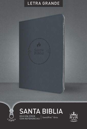 Cover image for Santa Biblia Rvr60, Edicion Ziper Con Referencias, Letra Grande