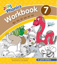 Cover image for Jolly Phonics Workbook 7: In Print Letters (American English edition)