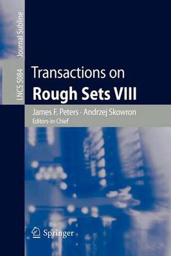 Cover image for Transactions on Rough Sets VIII