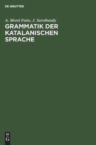 Grammatik der katalanischen Sprache