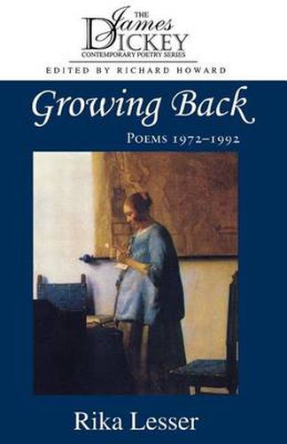 Cover image for Growing Back: Poems, 1972-92