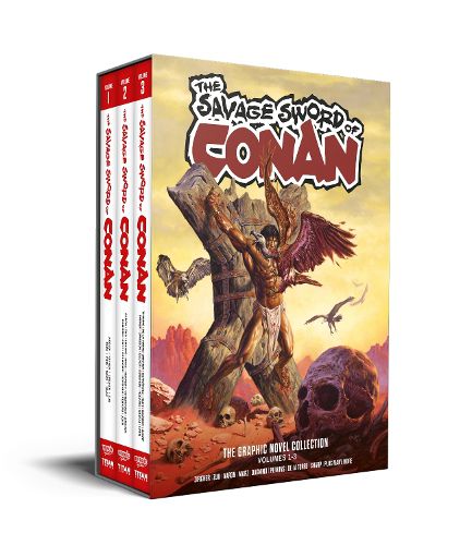 Cover image for The Savage Sword of Conan 1-3 Slipcase Set