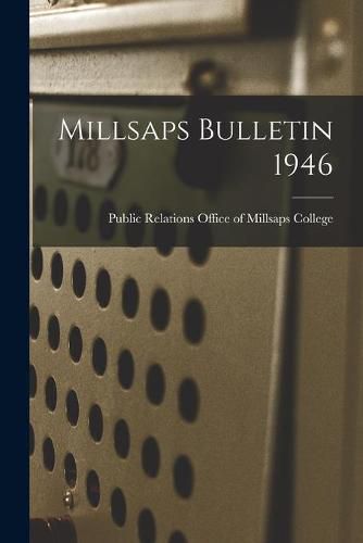 Cover image for Millsaps Bulletin 1946