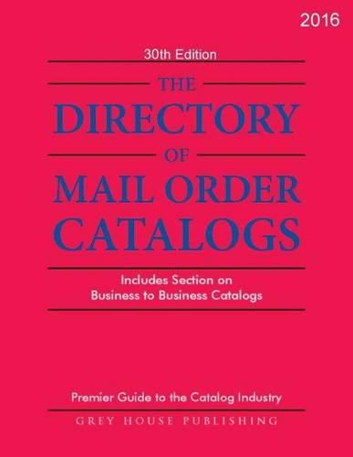 Cover image for Directory of Mail Order Catalogs, 2016