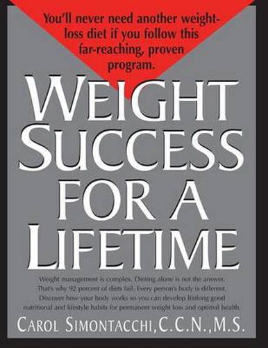 Cover image for Weight Success for a Lifetime