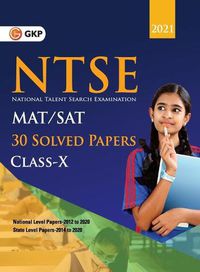 Cover image for Ntse 2020-21 Class 10th (Mat + Sat) 30 Solved Papers