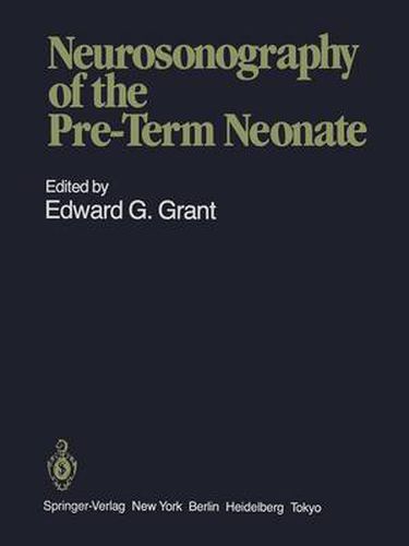 Cover image for Neurosonography of the Pre-Term Neonate