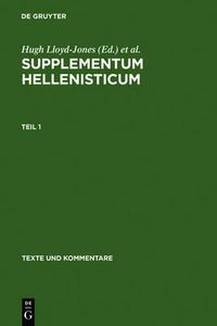 Cover image for Supplementum Hellenisticum