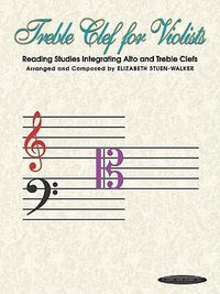 Cover image for Reading Studies Integrating Alto and Treble Clefs: Treble Clef for Violists