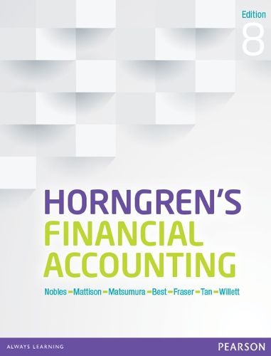 Horngren's Financial Accounting