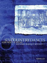 Cover image for Six Country Dances (Violin/Piano)
