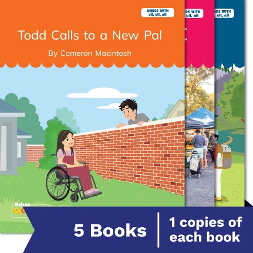 Cover image for Nelson Decodable Readers Words with ull, oll, all Set Pack x5