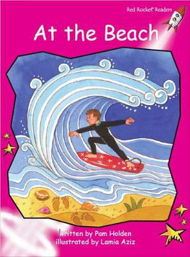 Cover image for Red Rocket Readers: Emergent Fiction Set C: At the Beach