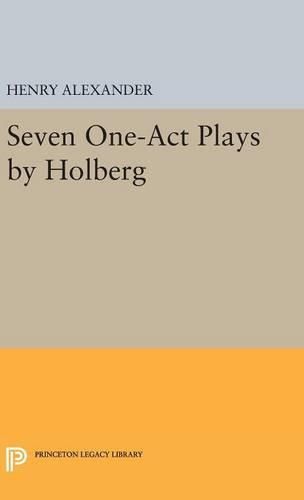 Cover image for Seven One-Act Plays by Holberg