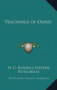 Cover image for Teachings of Osiris