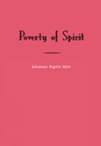 Cover image for Poverty of Spirit (Revised Edition)