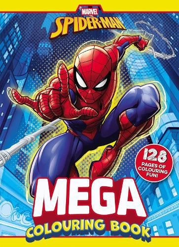 Cover image for Spider-Man: Mega Colouring Book (Marvel)